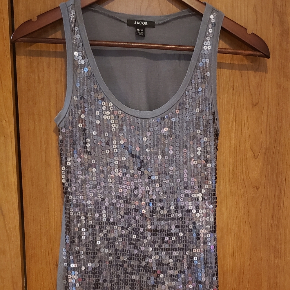 Sequin tank top